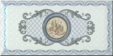 Декор Monopole Imperial Azul 1 10х20