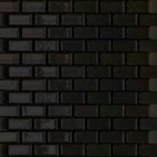 Мозаика Ceramica di Treviso Loft Mattoncino Pitts Nero (2.5x5) 30х30