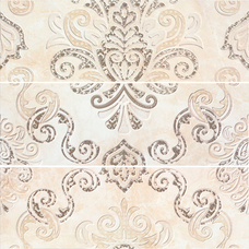 Atlantictiles Bristol decor  Richmond-2 Cream  90x90