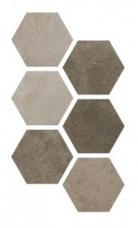 Керамогранитная плитка  Argenta Hexagon Multi Сold  25x21,6