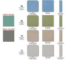 новые цвета Sage и Taupe