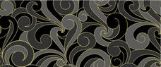 2560HOMNRGO			Декор ArtiCer Gold Noir 25x60