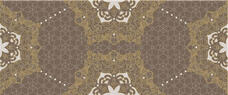 2560HOMTPPI			Декор ArtiCer Gold	 Pizzo Taupe 25x60