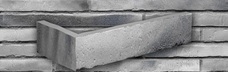 7751 Плитка текстурная угловая Stroeher Riegel 50 452-silber-grau  4х11,5х24