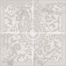 593T0PK	Декор 	Emil Marmore 	Ros Floreale Michelangelo Bianco Lapp Rett	118x118