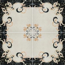 Панно 	Infinity 	Castello Del Monte Roseton Crema	120x120