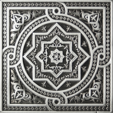 Декор Absolut Metalic Plox Satined Black Silver 1386 Beni-Mamet 6x6