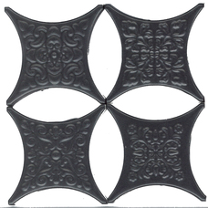 Вставка Absolut Core Estrella Set Core Negro (4 вида) 6,7x6,7