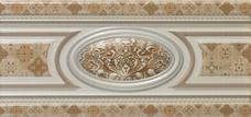 Бордюр 	Tecniceramica Persia	Cenefa Tigris Mate Crema	12x25