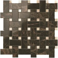 600110000071 Мозаика Atlas Concorde Supernova Marble Frappuccino Dark Twist Mosaic 30,5х30,5