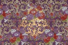 Панно 	Petracers	Primavera Romana Fioritura Oro Su Viola (1сет=2шт.)	65x97,7