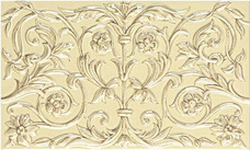 B UNIC B 02 Бордюр декорированный Petracers Grand Elegance Unicorni Crema B 12,5x20 12,5x20