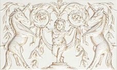 B UNIC A 08 Бордюр декорированный Petracers Grand Elegance Unicorni Panna A 12,5x20