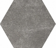 22094 Керамогранит Equipe Hexatile Cement Black 17,5x20
