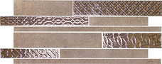 Мозаика	Naxos Raku 	Mos.  Brick Copper 100997 25.9x60.2