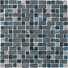 Мозаика	Naxos Raku 	Mos.  Spacc.Turquoise  100983 (1.7x1.7) 30.5x30.5
