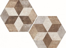 Керамогранит Fioranese Heritage Exagona Deco Texture 4   34.5x40
