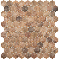 Мозаика Hex Woods № 4700D (на сетке) 29.5x29.5