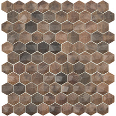 Мозаика Hex Woods № 4701D (на сетке) 29.5x29.5