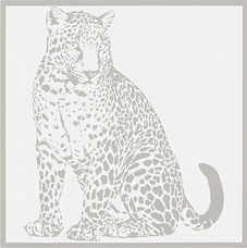 Декор Petracers Gran Gala Leopardo Seduto Bianco 94,9х94,5