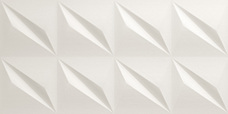 8DFW Настенная плитка Atlas Concorde 3D Wall Design 3D Flash White Matt  40x80