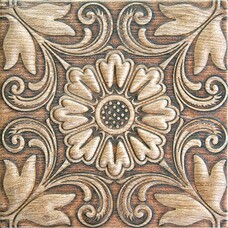 Bouquet Cudrado Fiore Relieve Wood 22,3x22,3 сп143