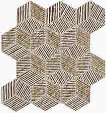 fNAC Мозаика 	Fap 	Lumina Glam Taupe Cube Mosaico	22,5x26