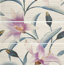 Вставка	APE Armonia 	Decor Set(3) Adriana Turquesa/Purpura	20x60