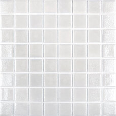 Мозаика Vidrepur Shell № 563 White (на сетке) 38x38  Перламутр
